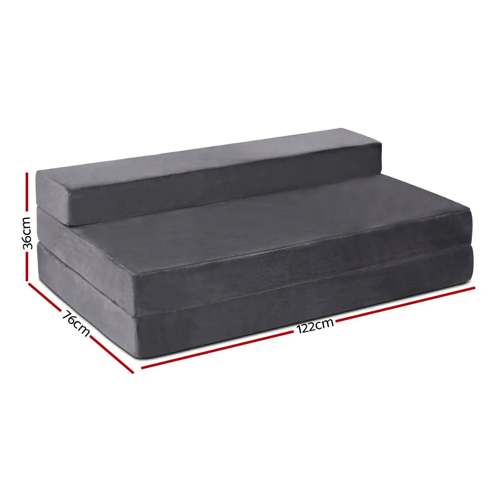 Folding Foam Mattress Double Size Bedding Portable Bed Mat