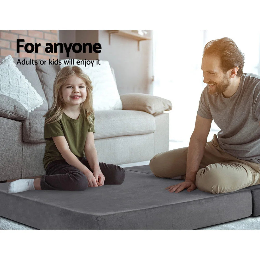 Folding Foam Mattress Double Size Bedding Portable Bed Mat