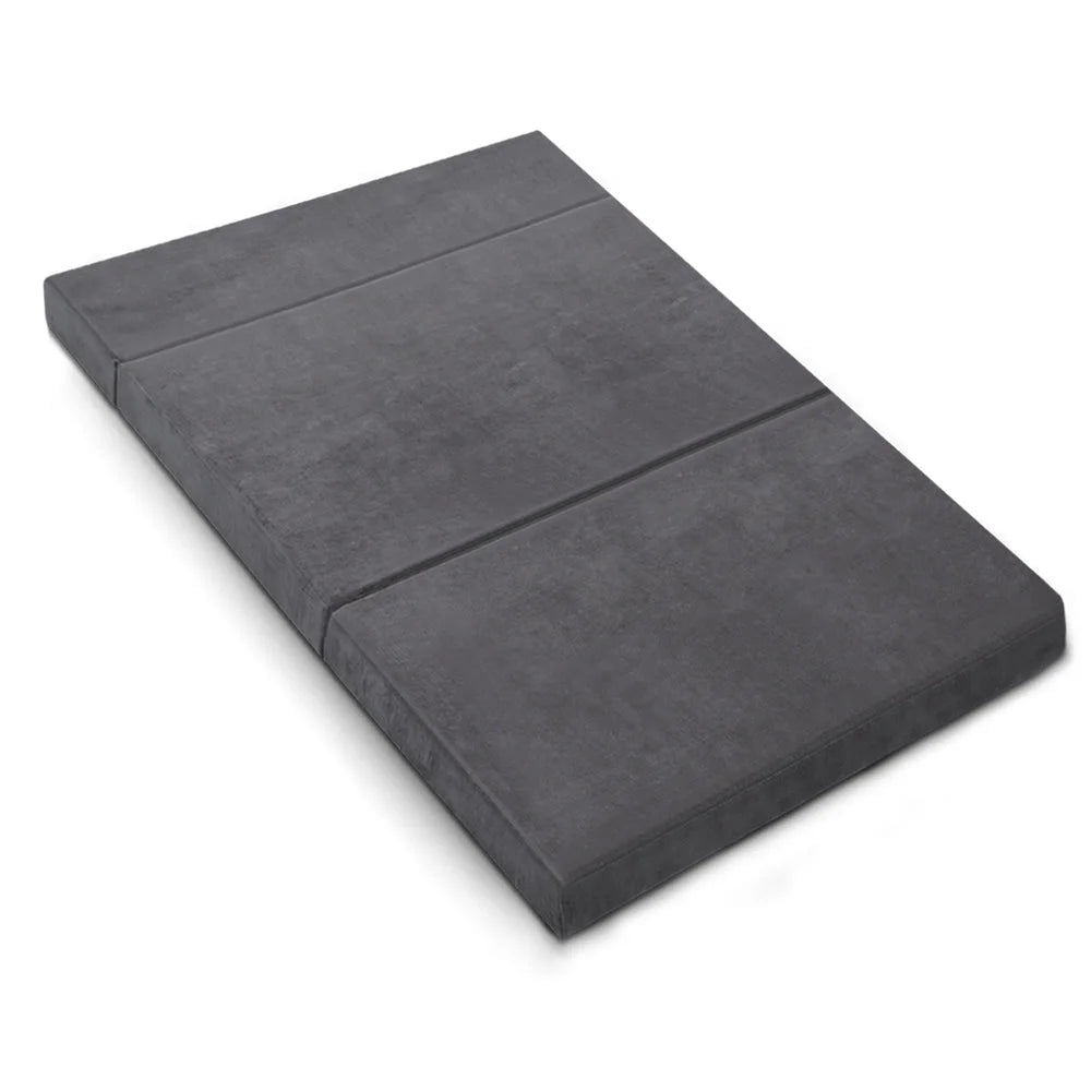 Folding Foam Mattress Double Size Bedding Portable Bed Mat