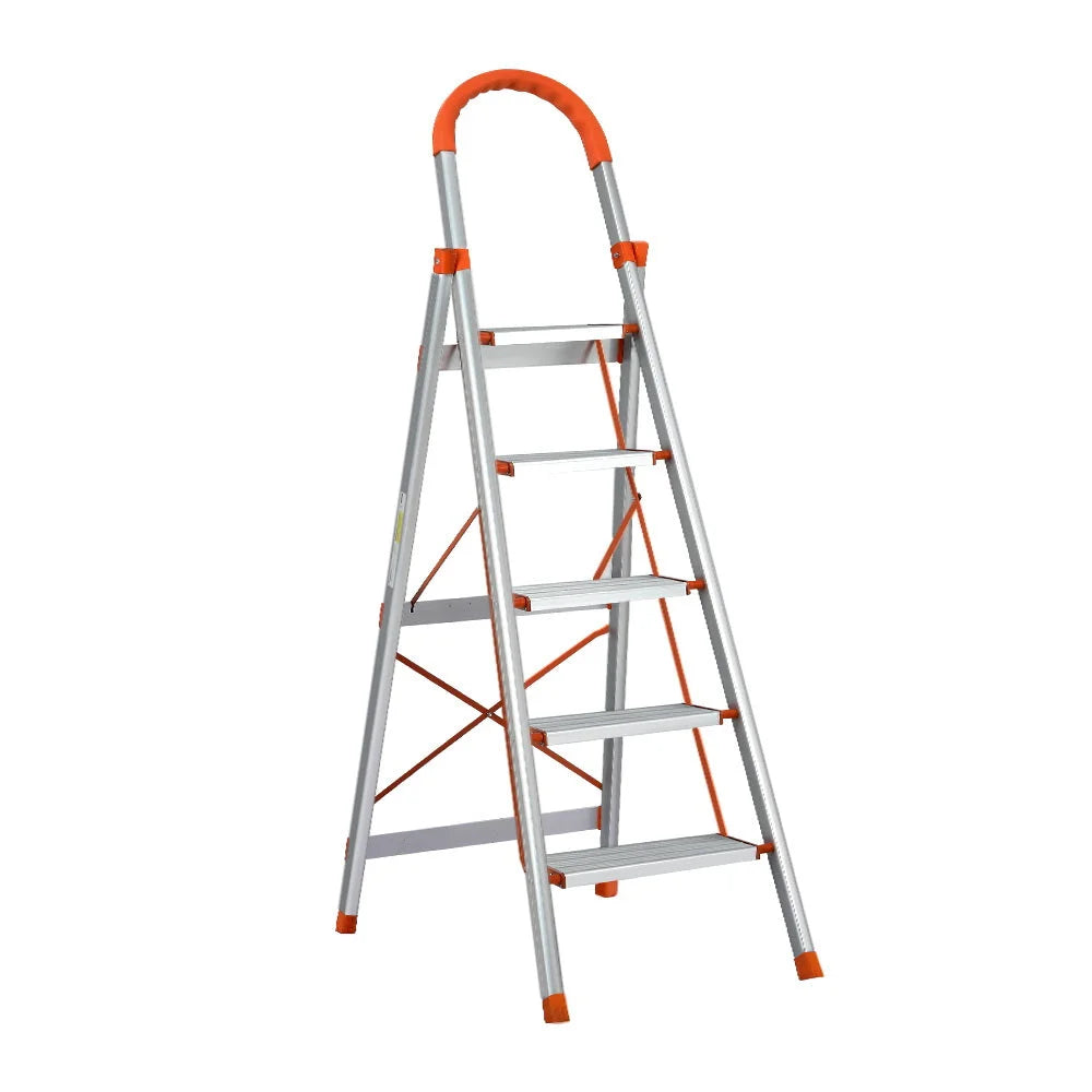 Folding Ladder 5-Step Multi-Purpose Aluminium Lightweight