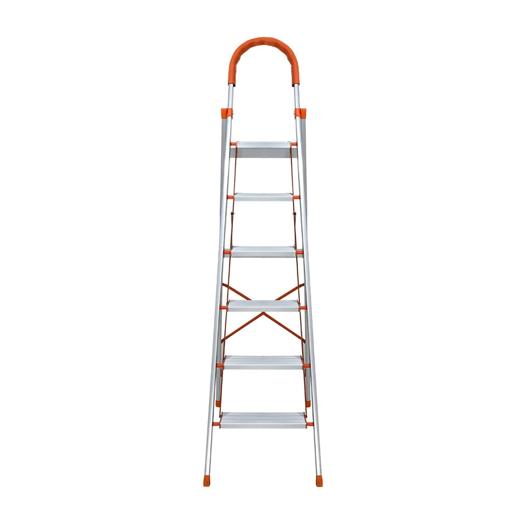 Folding Ladder 6-Step Multi-Purpose Aluminium Lightweight