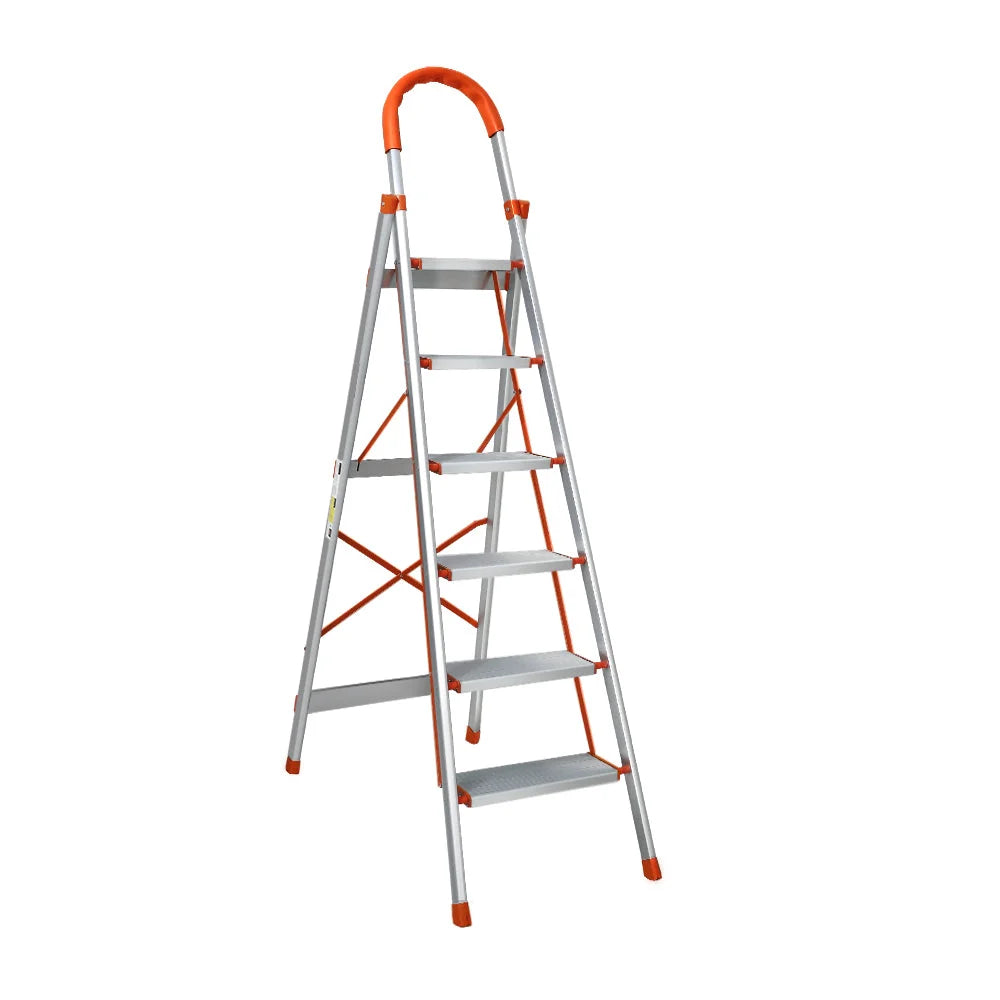 Folding Ladder 6-Step Multi-Purpose Aluminium Lightweight