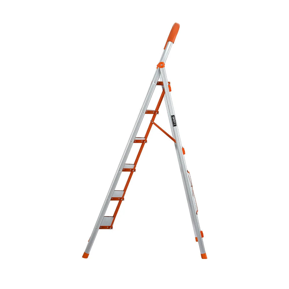 Folding Ladder 6-Step Multi-Purpose Aluminium Lightweight