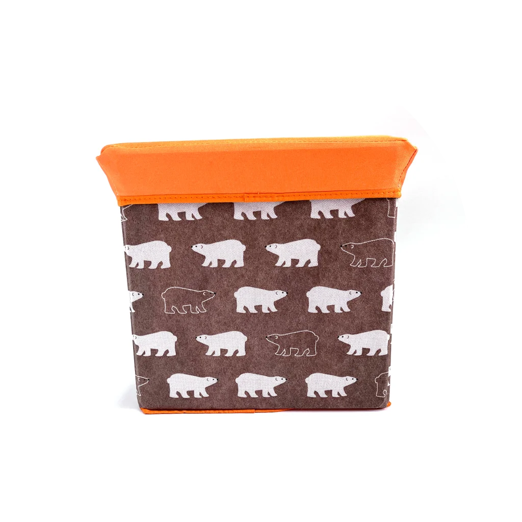 Folding Ottoman Storage Stool Cube Footstool Stool Blanket