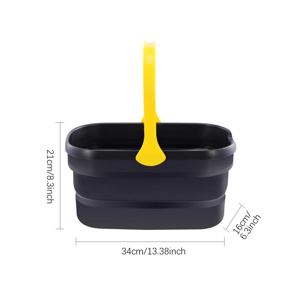 Folding Portable Washing/Storage Bucket 10L for Mop, Food and Outdoor Camping