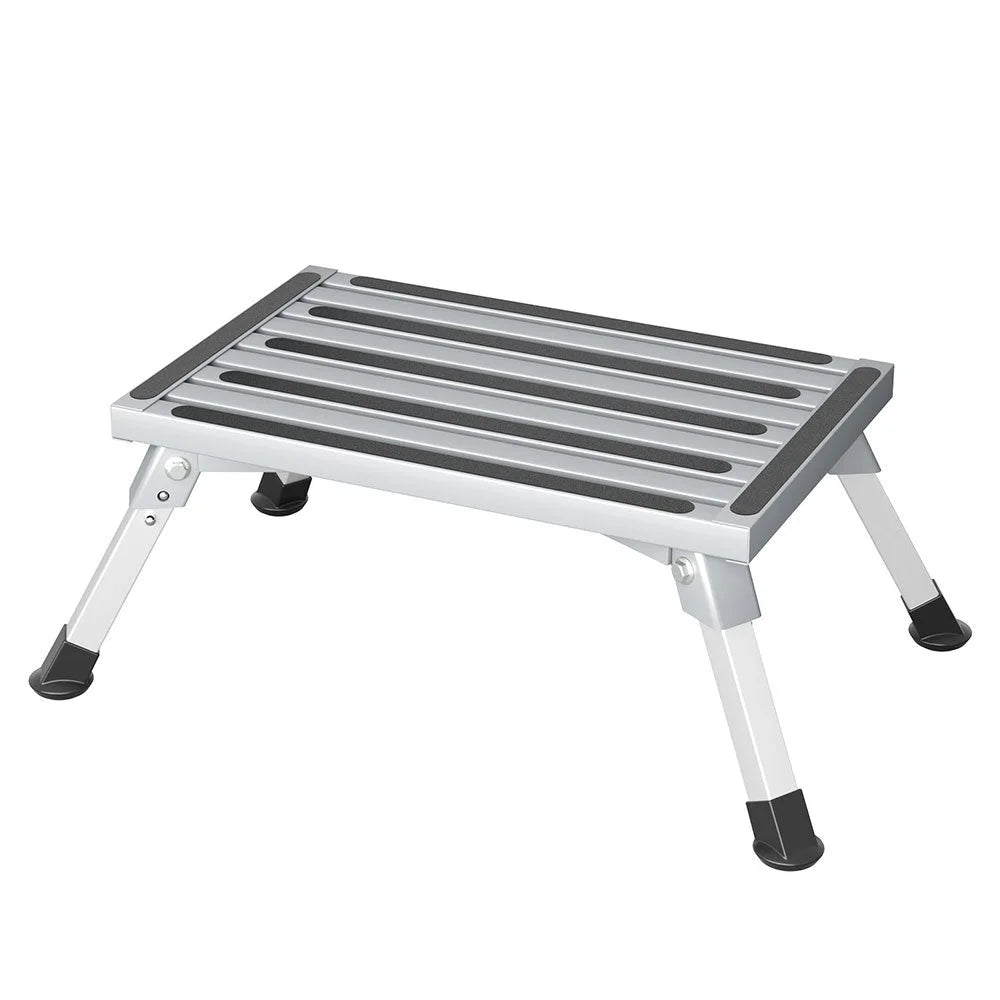 Folding Step Ladder Stool Aluminium - Outdoor Recreation
