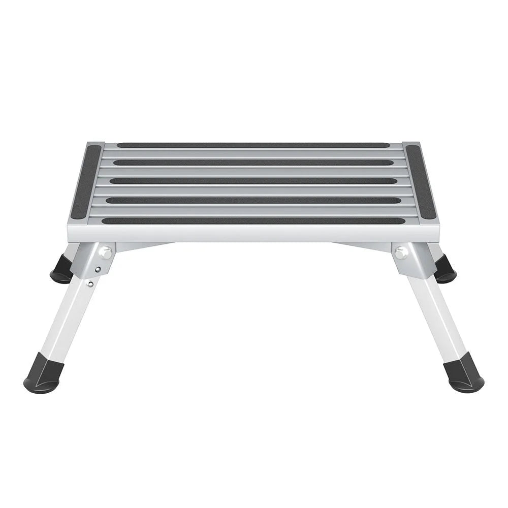 Folding Step Ladder Stool Aluminium - Outdoor Recreation