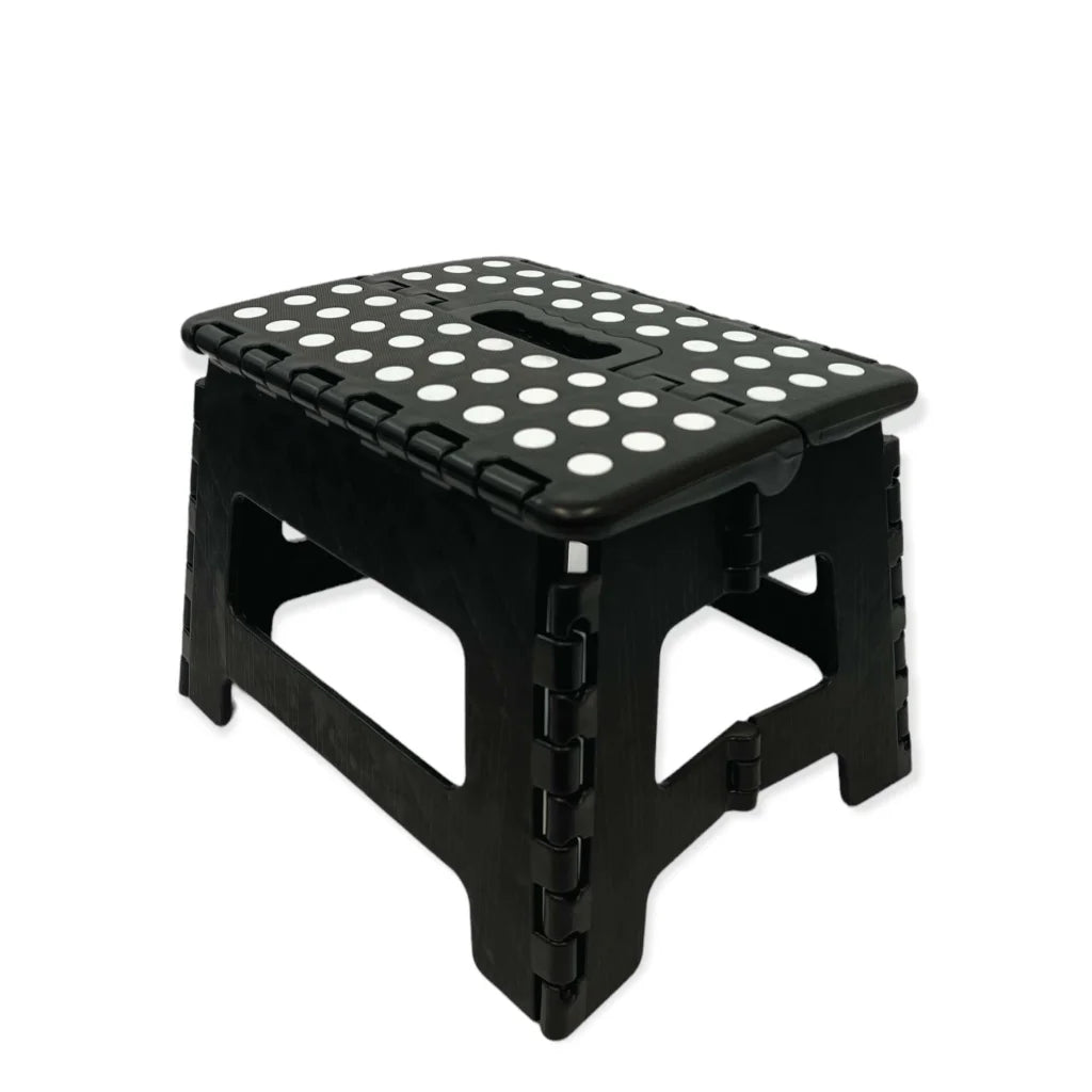 Folding Step Stool 22cm - Portable Plastic Collapsible