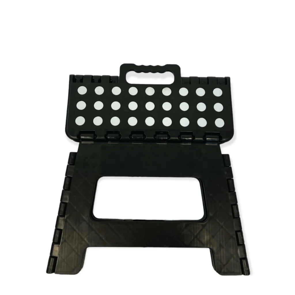 Folding Step Stool 22cm - Portable Plastic Collapsible