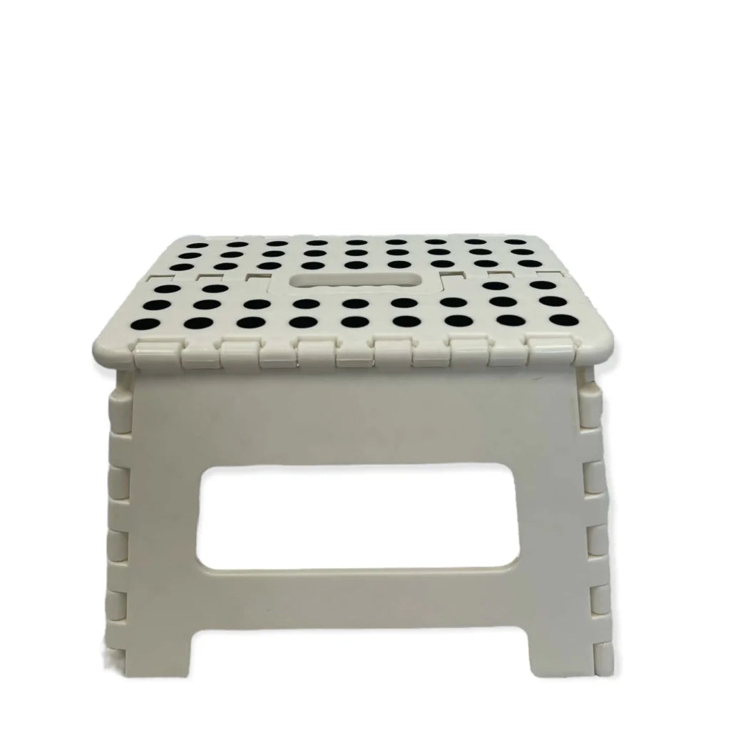 Folding Step Stool 22cm - Portable Plastic Collapsible