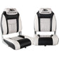 Folding swivel boat with product-specific shape and colour cues
