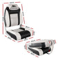 Folding Swivel Boat Seats (Set of 2), Grey/Black