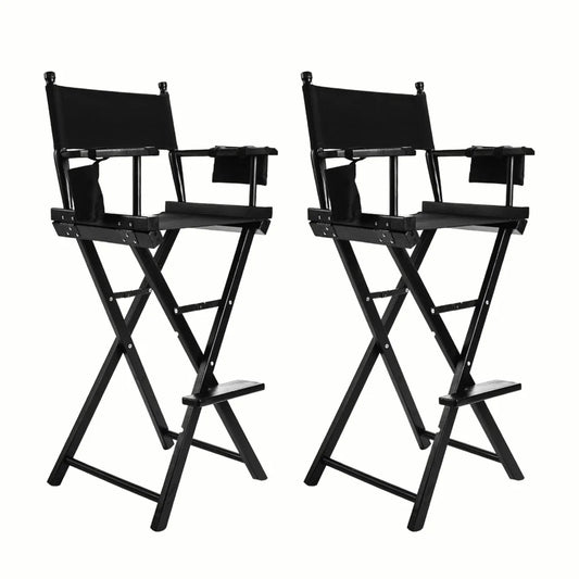 Folding Tall Chair Movie Director DARK HUMOR 75cm Set of 2