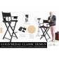 Folding Tall Chair Movie Director DARK HUMOR 75cm Set of 2