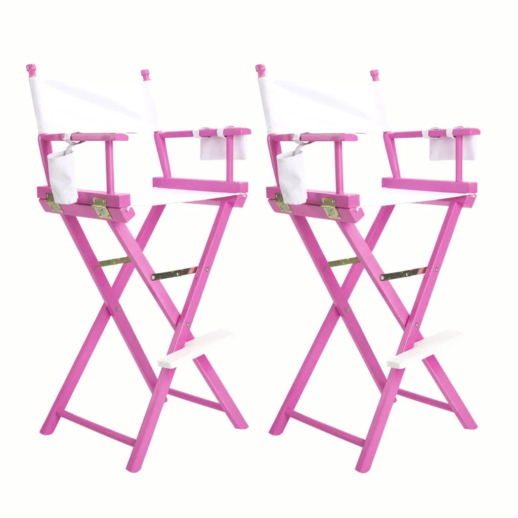 Folding Tall Chair Movie Director DARK HUMOR 75cm Set of 2