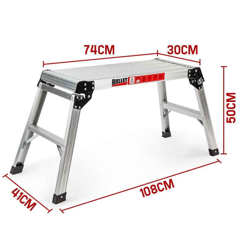 Folding Work Platform 50cm Aluminium Painting Dry Wall Car
