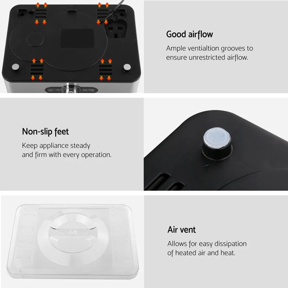 Food Dehydrator 5 Trays Stainless Steel Tray