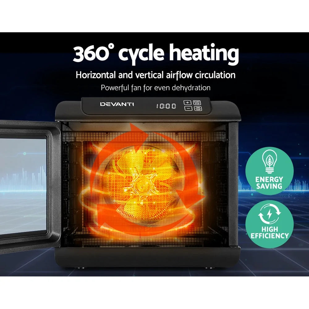 Food Dehydrators 6 Tray Commercial Beef Jerky Maker Fruit