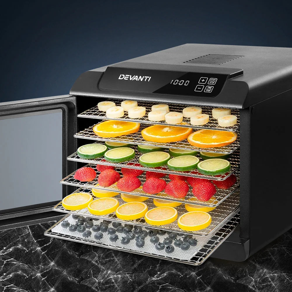 Food Dehydrators 6 Tray Commercial Beef Jerky Maker