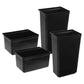 Food Trolley 2x Large & Small Utility Cart Waste Storage Bin - Premium