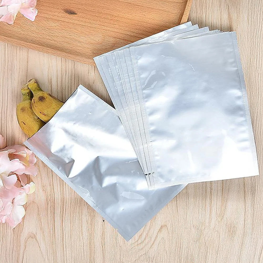 Food Vacuum Bags 100x Pouch Foil Aluminum Storage Heat Seal