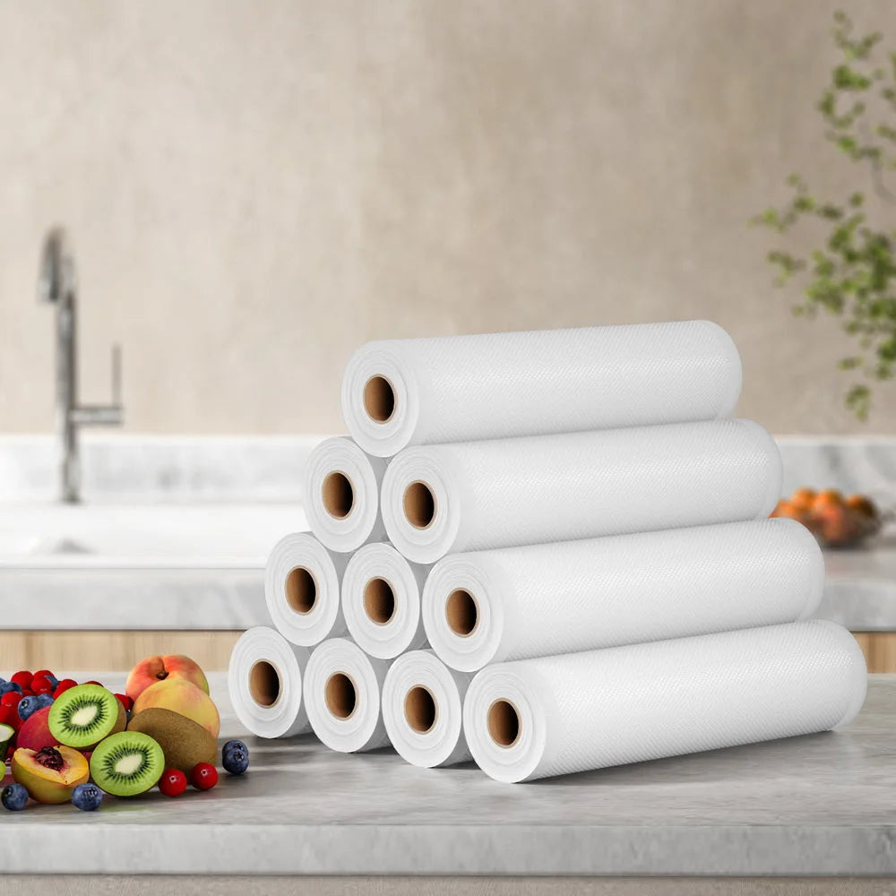 Food Vacuum Sealer Bags 10 Rolls Storage Saver Heat Sealing