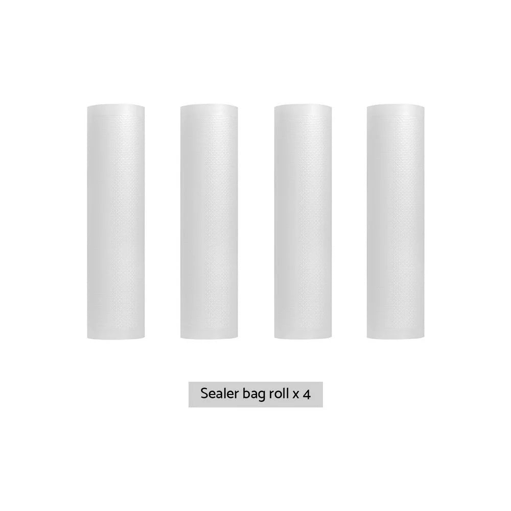 Food Vacuum Sealer Bags 4 Rolls Storage Saver Heat Sealing