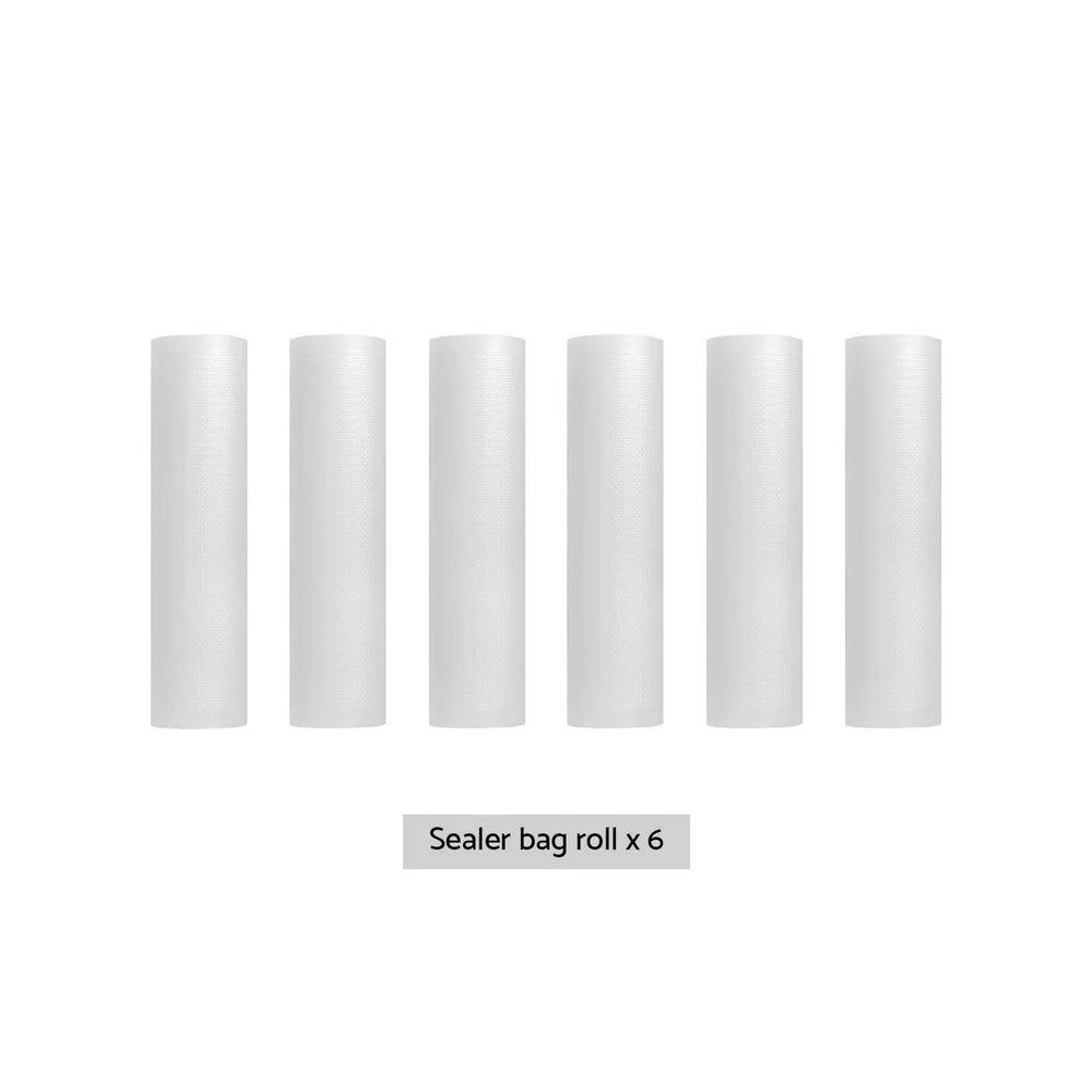 Food Vacuum Sealer Bags 6 Rolls Storage Saver Heat Sealing