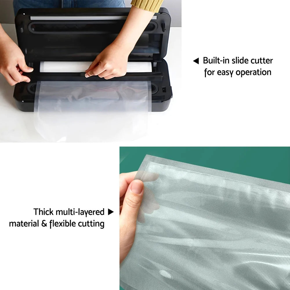 Food Vacuum Sealer Machine Auto Seal Cutter 5 Modes