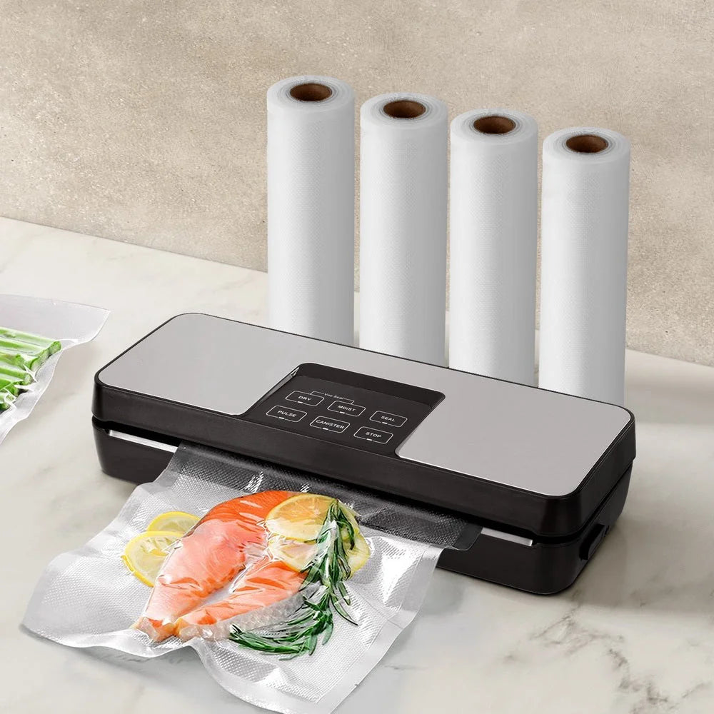 Food Vacuum Sealer Machine Auto Seal Cutter 5 Modes