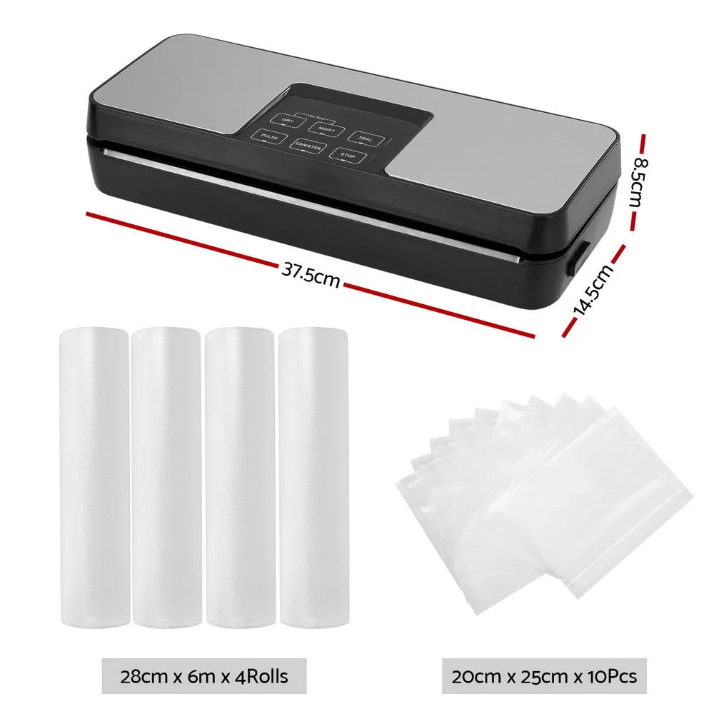 Food Vacuum Sealer Machine Auto Seal Cutter 5 Modes