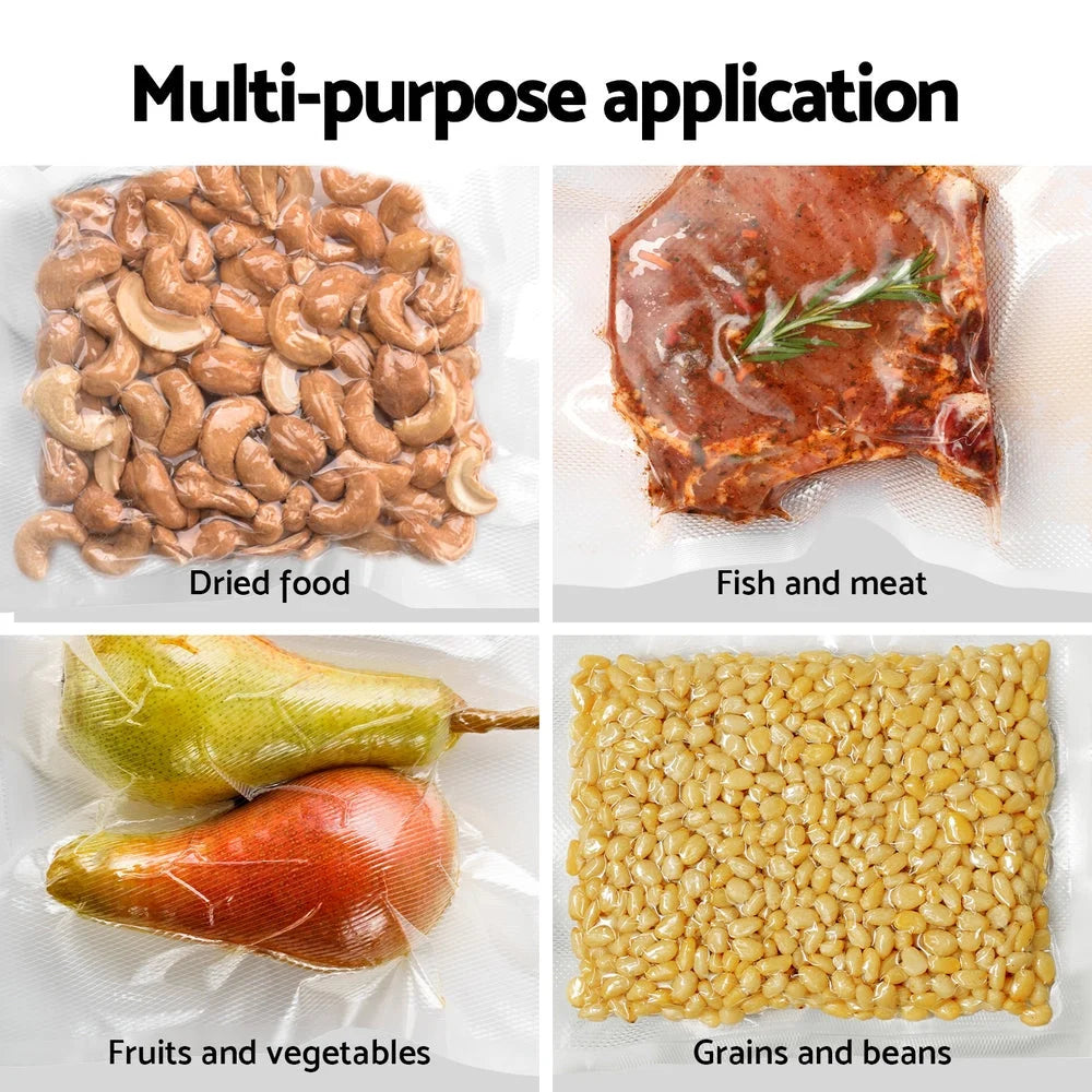 Food Vacuum Sealer Machine with Sealing Cutter 5 Modes &