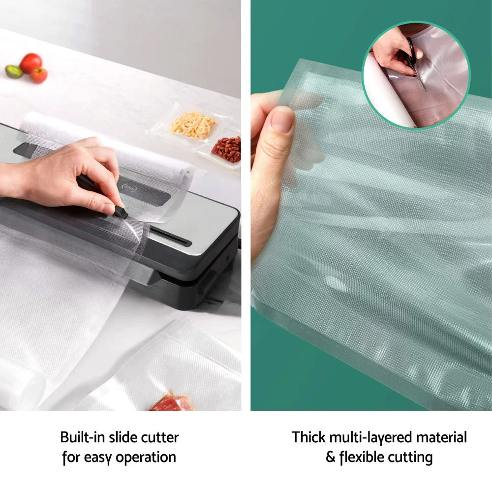 Food Vacuum Sealer Machine with Sealing Cutter 5 Modes &