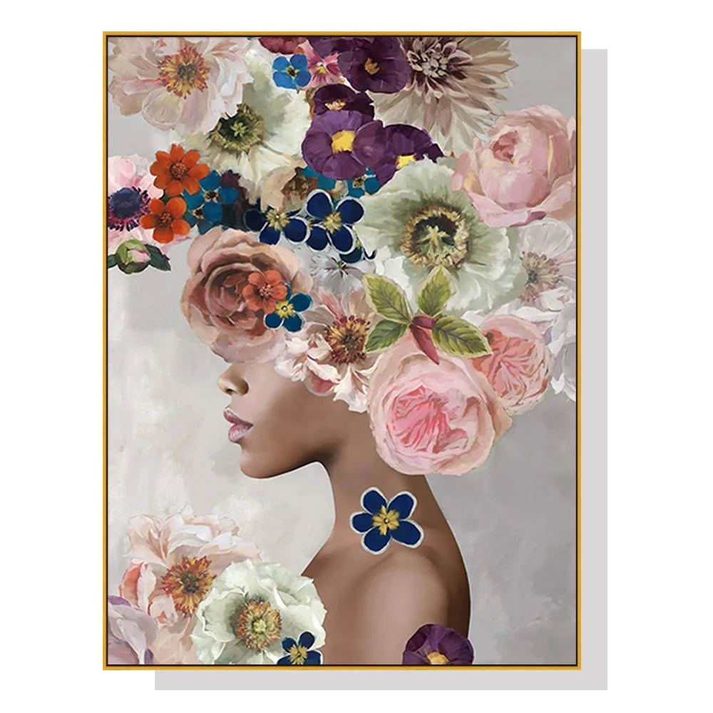 Foolish in Love II Wall Art - Gold Frame Canvas 50cm x 70cm