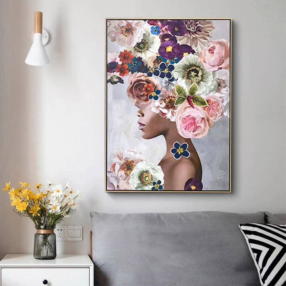 Foolish in Love II Wall Art - Gold Frame Canvas 70cm x