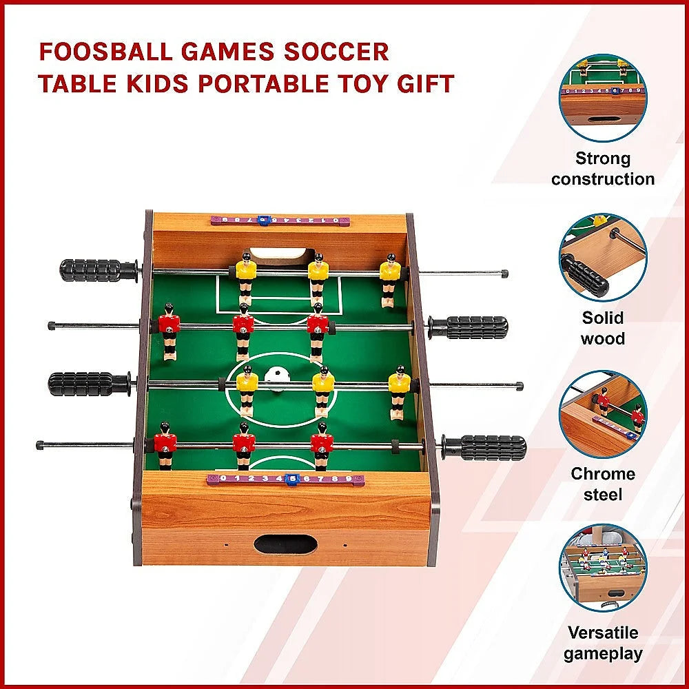 Foosball Table Games Soccer Kids Portable Toy Gift