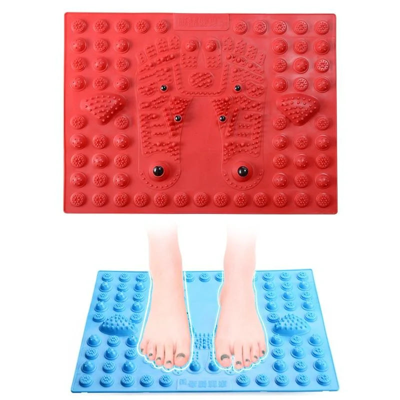 Foot Magnetic Therapy Massage Pad Toe Pressing Board - Red