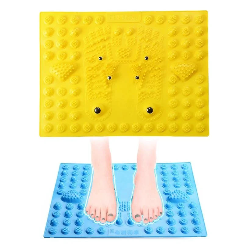 Foot Magnetic Therapy Massage Pad Toe Pressing Board - Red