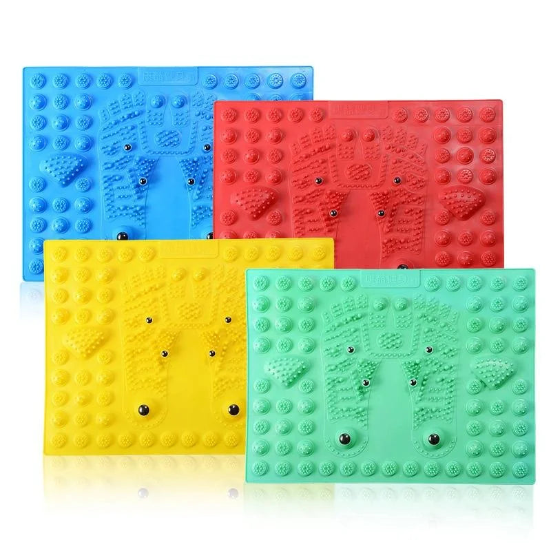 Foot Magnetic Therapy Massage Pad Toe Pressing Board - Red