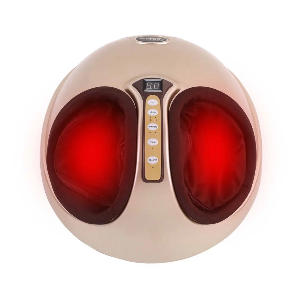 Foot Massager Machine Gold 3D Shiatsu Heat Kneading