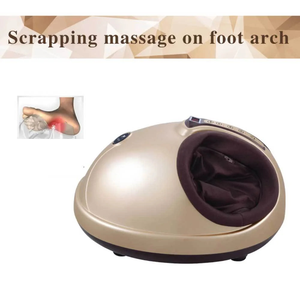 Foot Massager Machine Gold 3D Shiatsu Heat Kneading