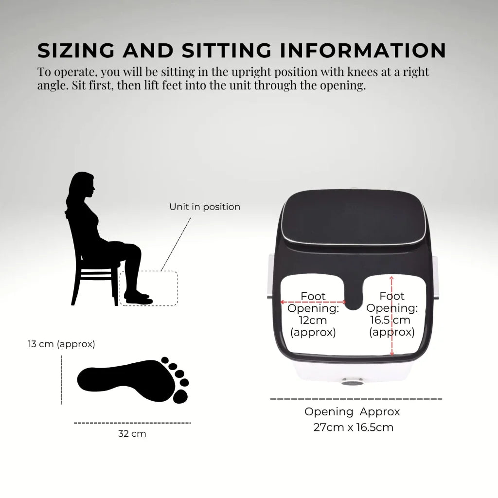 Foot Spa Automatic Water Heating Massager - Electric