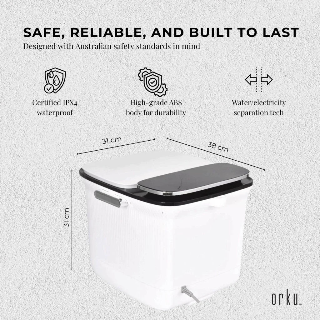 Foot Spa Automatic Water Heating Massager - Electric