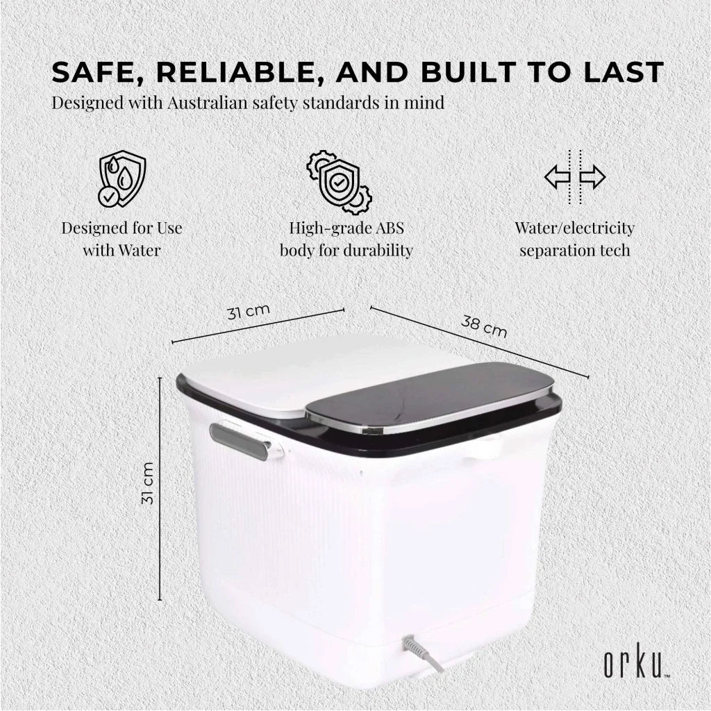 Foot Spa Automatic Water Heating Massager - Electric