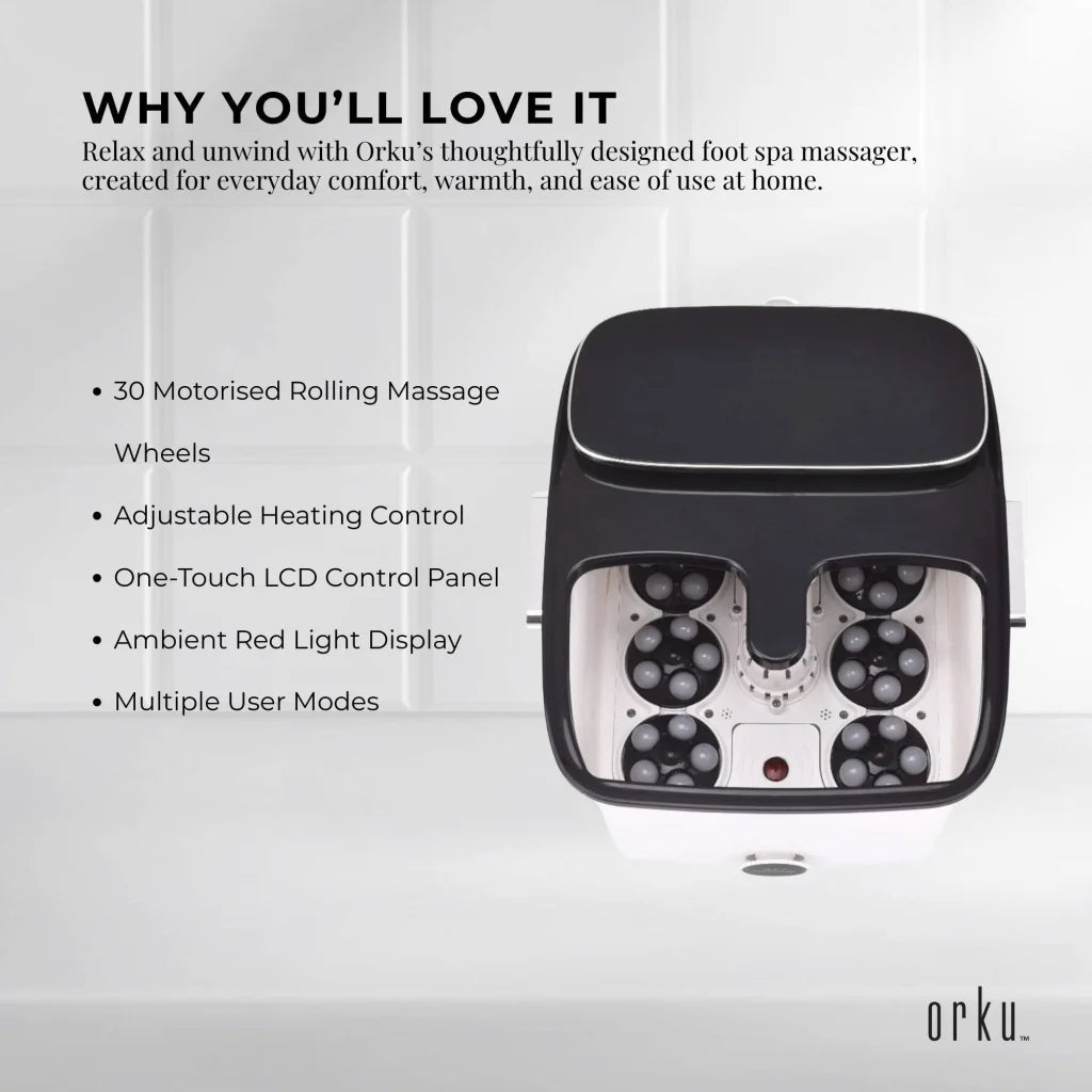Foot Spa Automatic Water Heating Massager - Electric