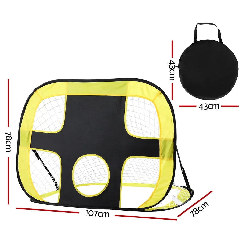 Football Net Portable Soccer Goal Rebound Target Hitter