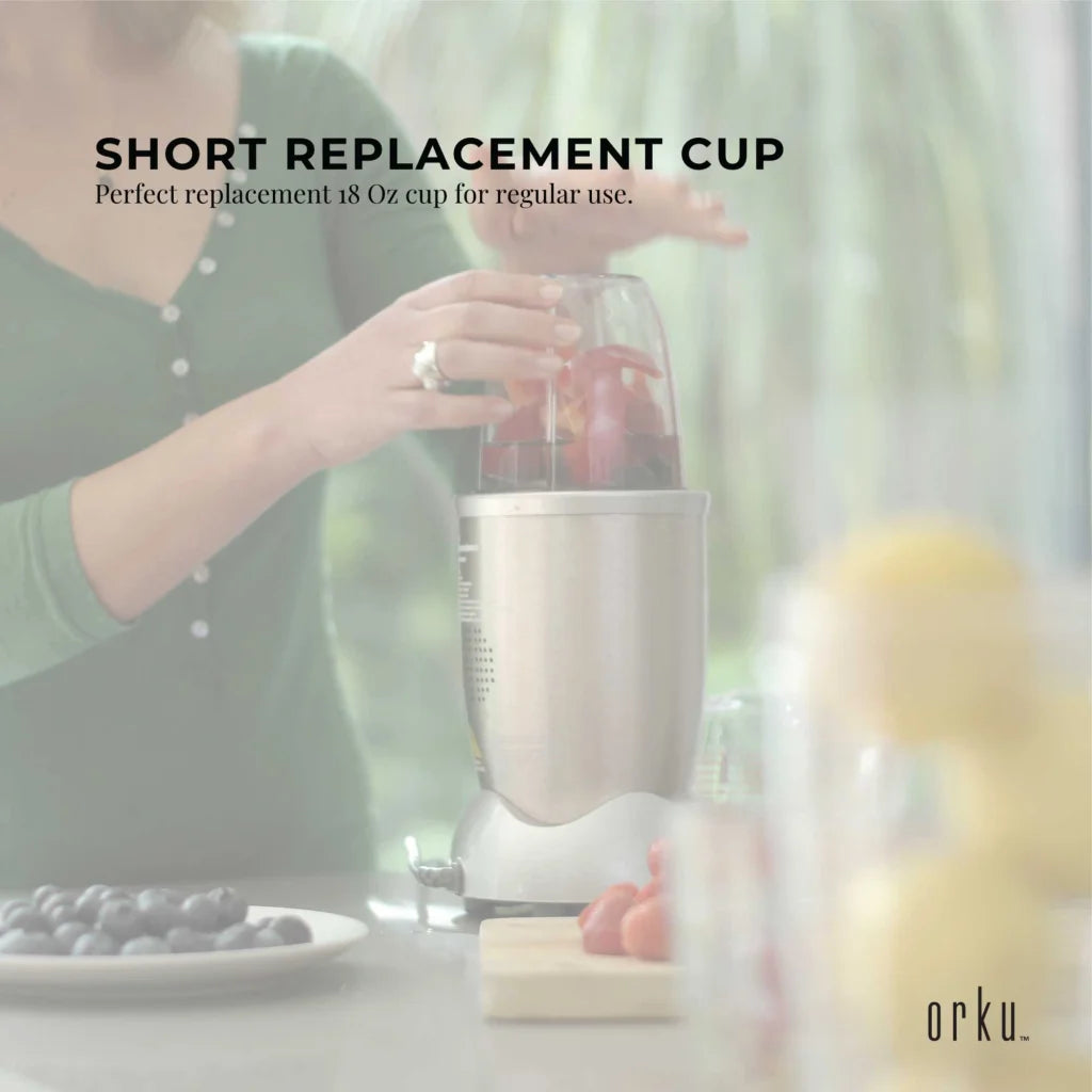 For Nutribullet Small Short Little 18 Oz Cup