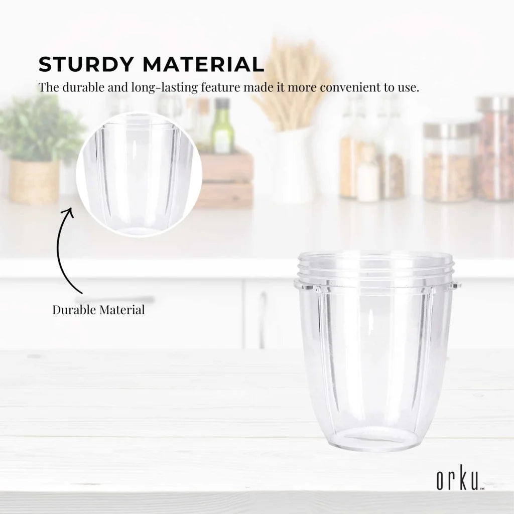 For Nutribullet Small Short Little 18 Oz Cup - For 600W