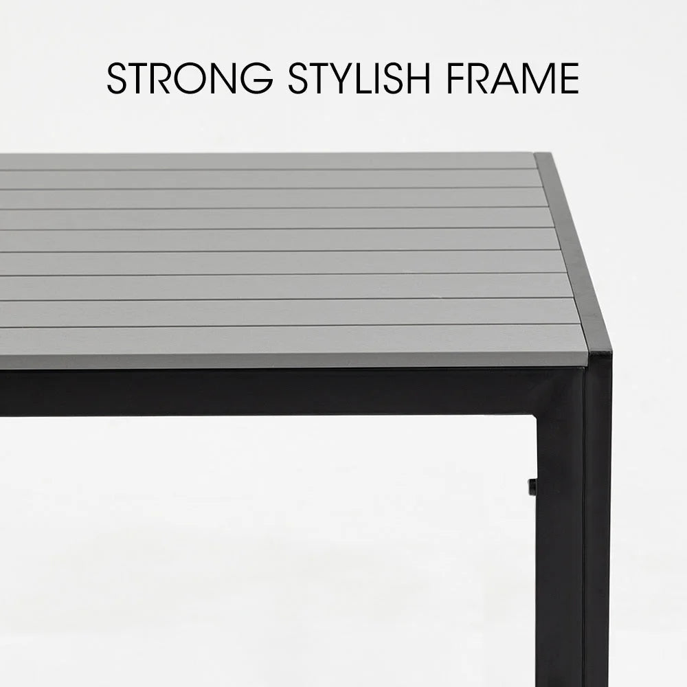 FORTIA 150x90cm Outdoor Dining Table Rectangular Furniture