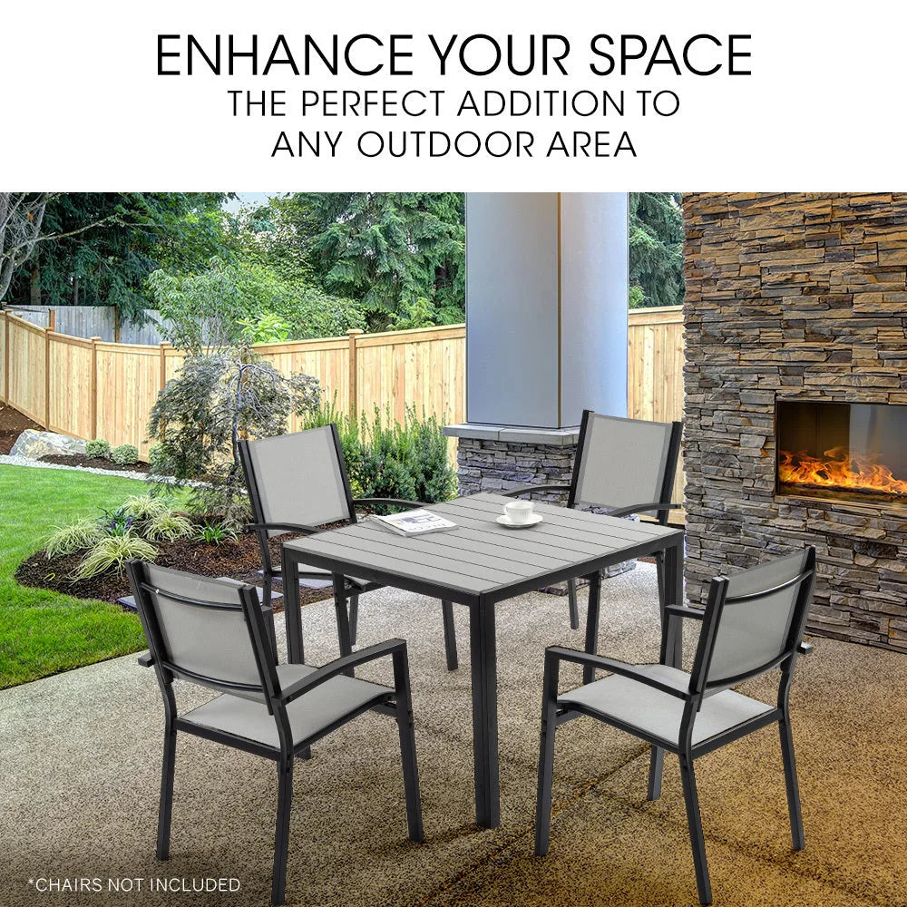 Fortia 90 x 90cm Outdoor Dining Table Square Furniture